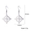 European And American Titanium Steel Ornament Elegant Fashion Hollowed-out Ring Four Leaf Earrings Necklace