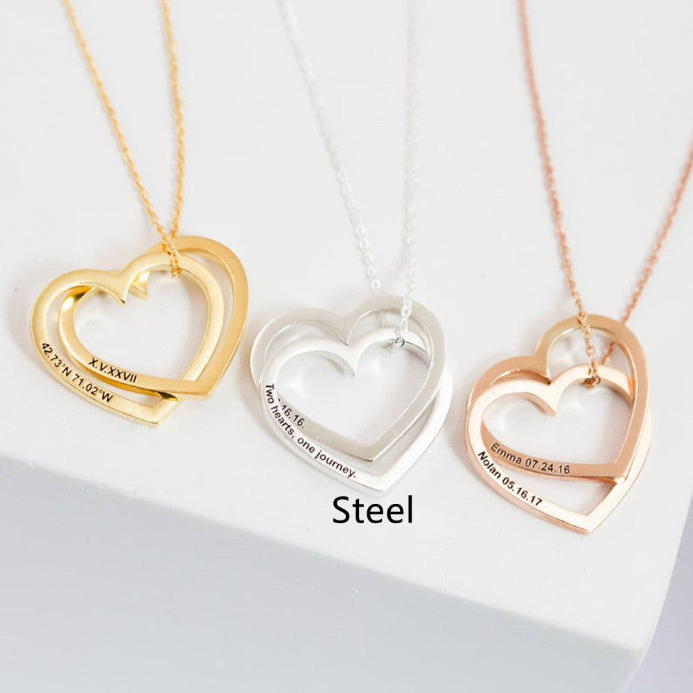 Personalized Name Stainless Steel DIY Necklace Jewelry