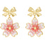 French Vintage Gold Bow Earrings