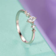Accessories Wish Horse Eye Diamond Plating Rose Gold Ladies Ring