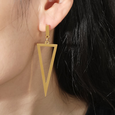 Fashion Triangle Geometric Pendant Necklace