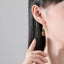 Women's Stylish Water Drop Embellished Zircon Earrings