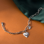 925 Loving Heart In Sterling Silver Bracelet For Women