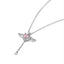 Cupid Heart Angel Wings Tassel Necklace Clavicle Chain