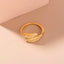 Zircon-inlaid Feather Opening Simple Micro-inlaid Zircon Ring Female Accessories