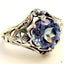 Luxury Blue Crystal Rings for Women Creative Female Flower Ring Jewelry