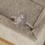 Luxury Silver With Diamond Oval Ring