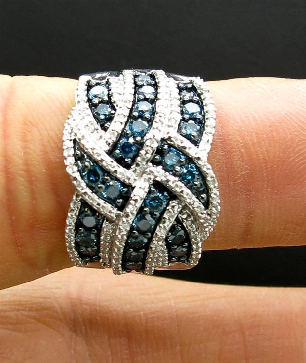Fashionable European And American Hot Sale Sapphire Ring